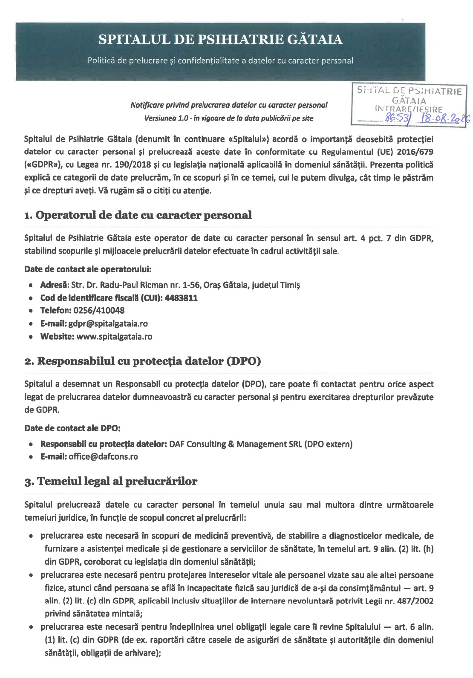 GDPR Gataia 1